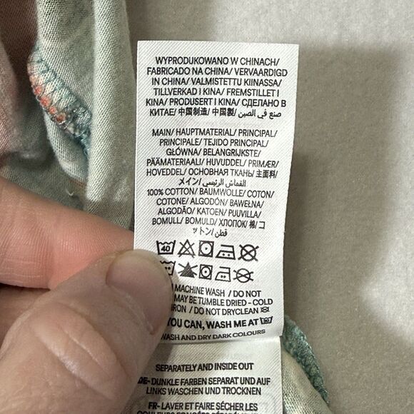 Mini Boden Teal Orange Novelty Print Tiered Skort Girls Size 8-9Y Preppy Artsy - Picture 8 of 8